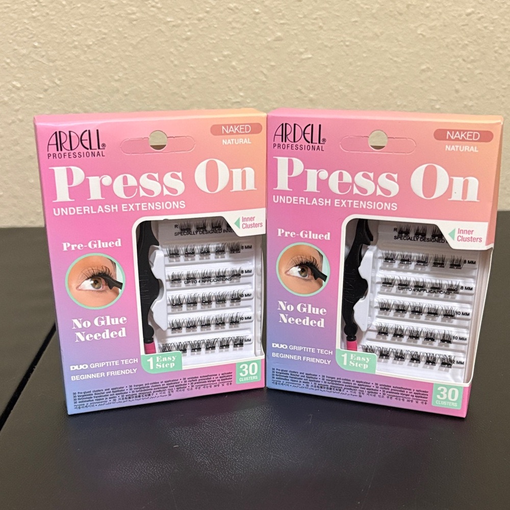 Ardell Naked Natural Press On Lashes - Pink Packaging